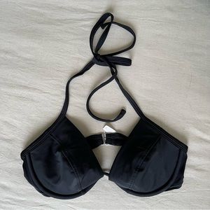 Victoria Secret black halter bathing suit top